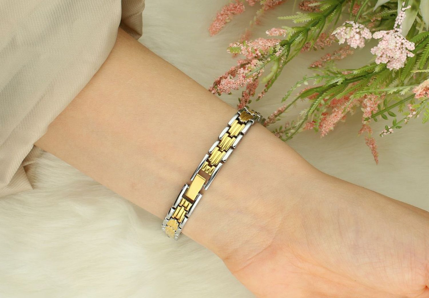 Zegarek damski Timemaster 070-382 bicolor, cyrkonie, grawer gratis.jpg