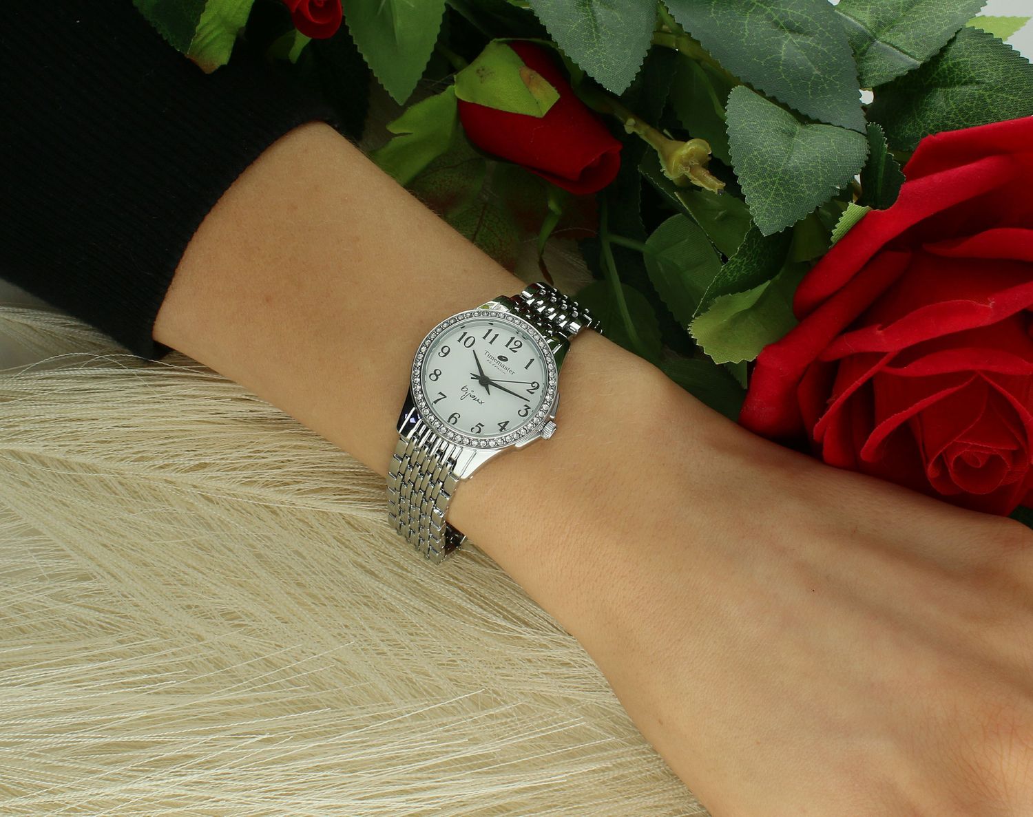 Złoty zegarek damski Timemaster prostokątny 070-395 ✓ Największy sklep z zegarkami Timemaster - kolor srebrny z wysyłką w 24h ✓ DARMOWA przesyłka kurierem ✓ Dostawa kurierem GRATIS - zegarki ☆ Gwarancja1.jpg