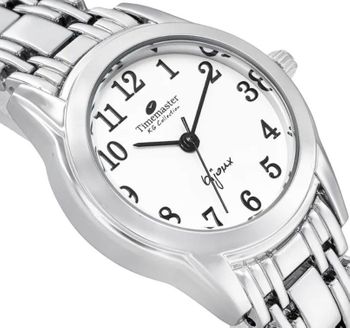 zegarek damski, zegarek Timemaster, zegarek kwarcowy damski, srebrny zegarek damski, zegarek z bransoletą, klasyczny zegarek damski, zegarek na prezent, polski 2.jpg