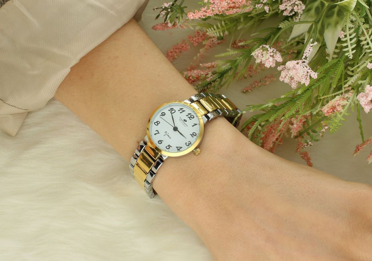 Zegarek damski Timemaster 070-411 bicolor, klasyczny, grawer gratis.jpg