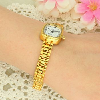 Zegarek damski Timemaster Bijoux 070-414 złoty – klasyczny, bransoleta z ogniw, tarcza z cyframi (6).jpg