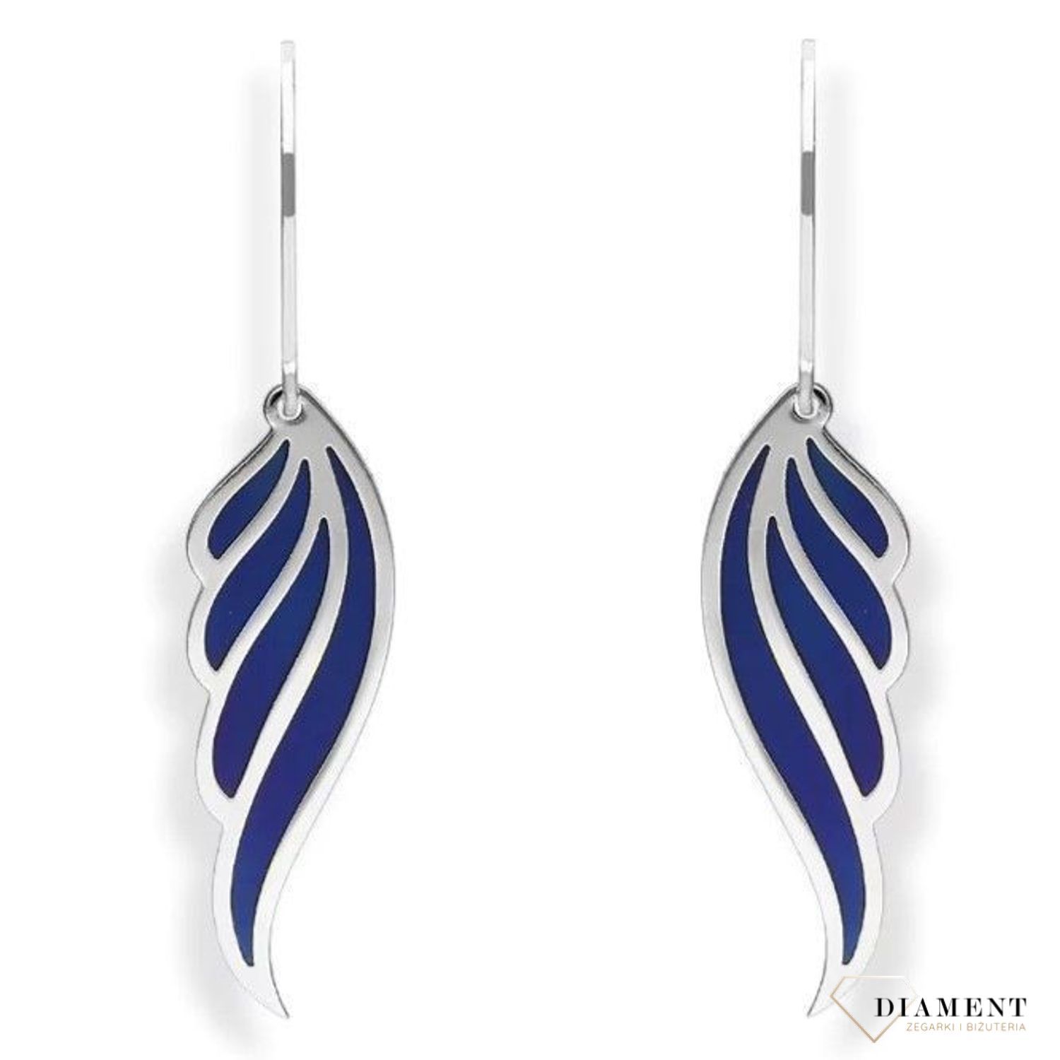 Srebrne kolczyki damskie 925 Skrzydła z tytanem 0712764690. Tytanowe kolczyki damskie. Kolczyki srebrne skrzydło. Kolczyki na zapięcie angielskie. Kolczyki damskie ze wzorem skrzydła. Kolczyki srebrne damskie na prezent..jpg