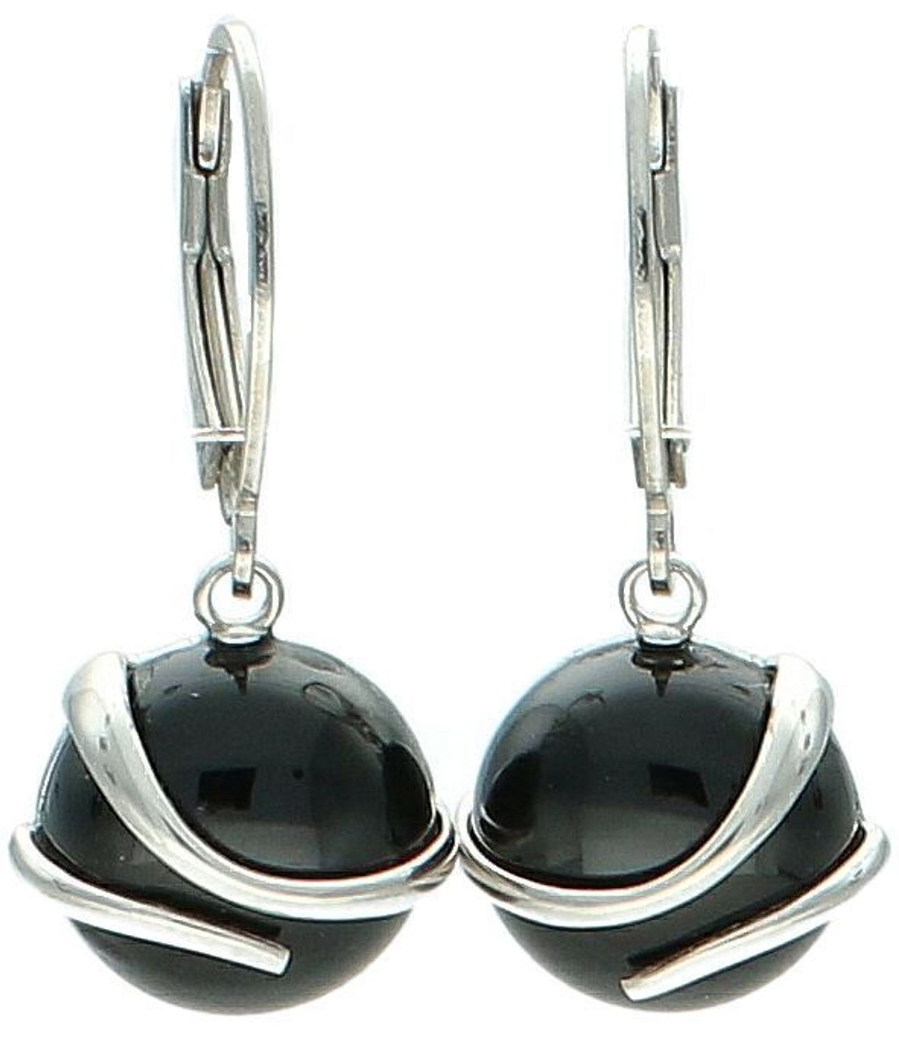 Kolczyki srebrne wiszące z onyksem pr 925, 0712776893.jpg