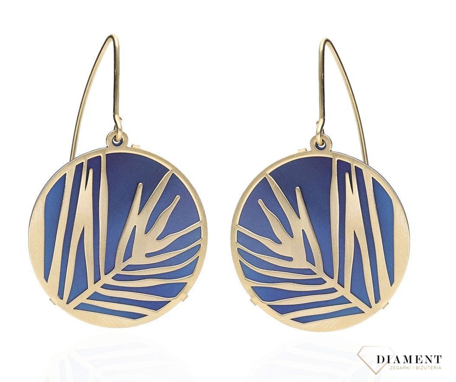 Srebrne kolczyki damskie pozłacane wiszące z tytanem 0714849204.  Kolczyki zostały wykonane z tytanu. Bardzo modne kolczyki to idealny pomysł na prezent. Efekt końcowy zachwyci nawet najbardziej dokładne osoby (1).jpg