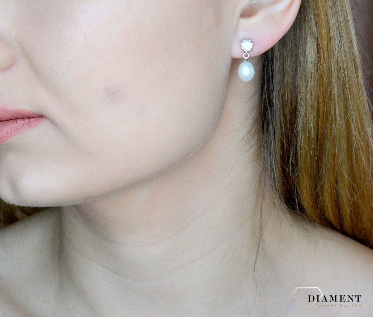 Srebrne kolczyki damskie 925 wiszące z perłą i cyrkonią 0717648600.jpg