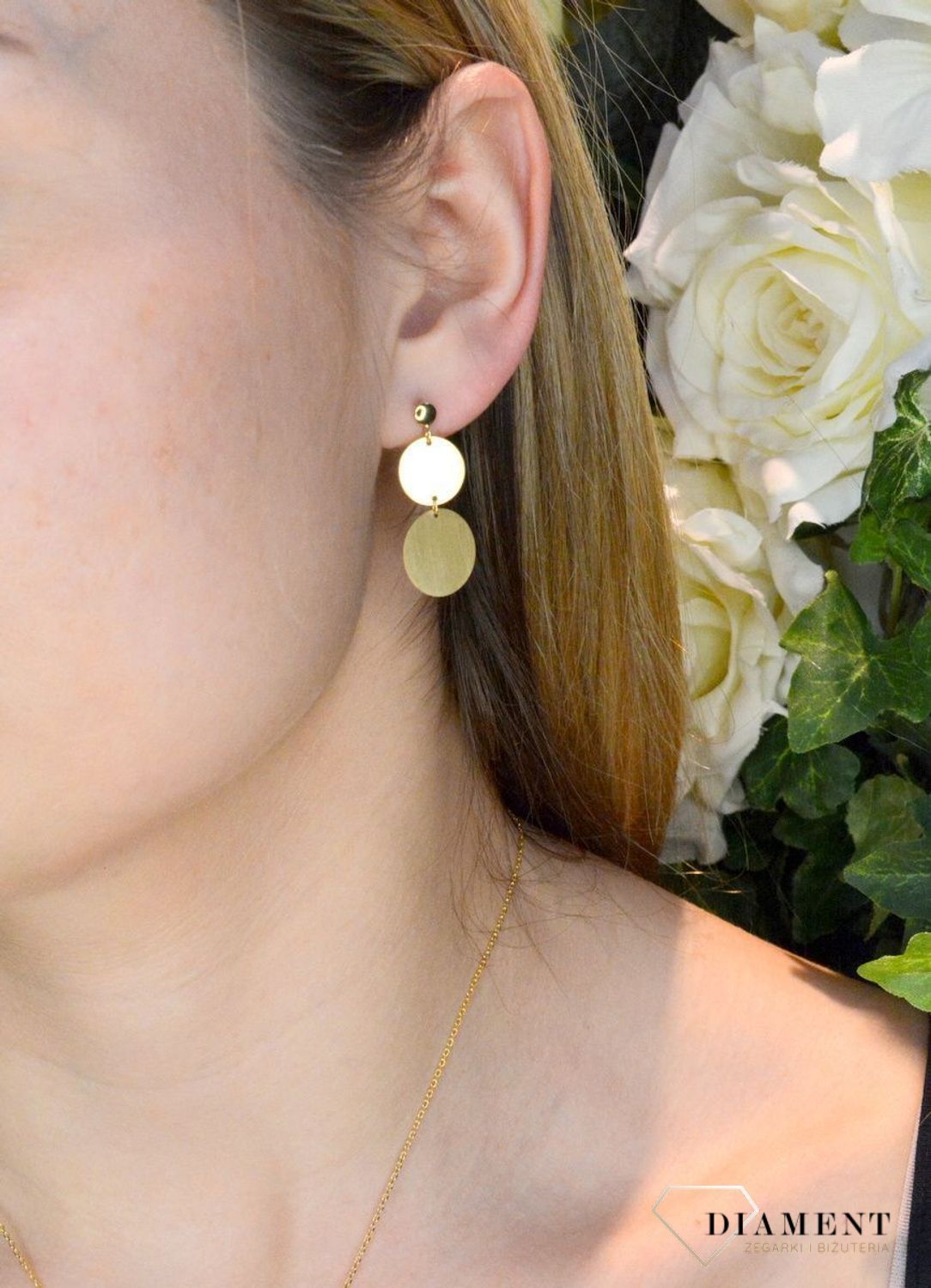 Srebrne kolczyki wiszące pozłacane płaskie blaszki 0718051005 (1).jpg