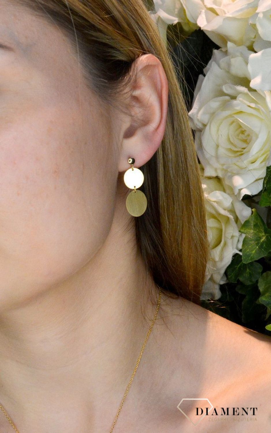 Srebrne kolczyki wiszące pozłacane płaskie blaszki 0718051005 (1).jpg