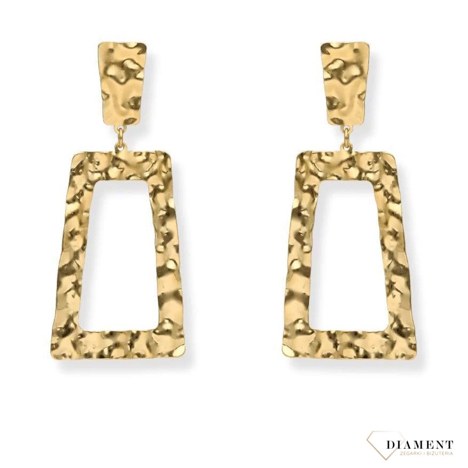 Srebrne kolczyki damskie 925 gniecione prostokąty w pozłoceniu 0718060800. Srebrne kolczyki damskie. Kolczyki srebrne pozłacane. Kolczyki proste na sztyft. Kolczyki damskie z gniecioną powierzchnią. Kolczyki srebrne damskie na prezent..jpg