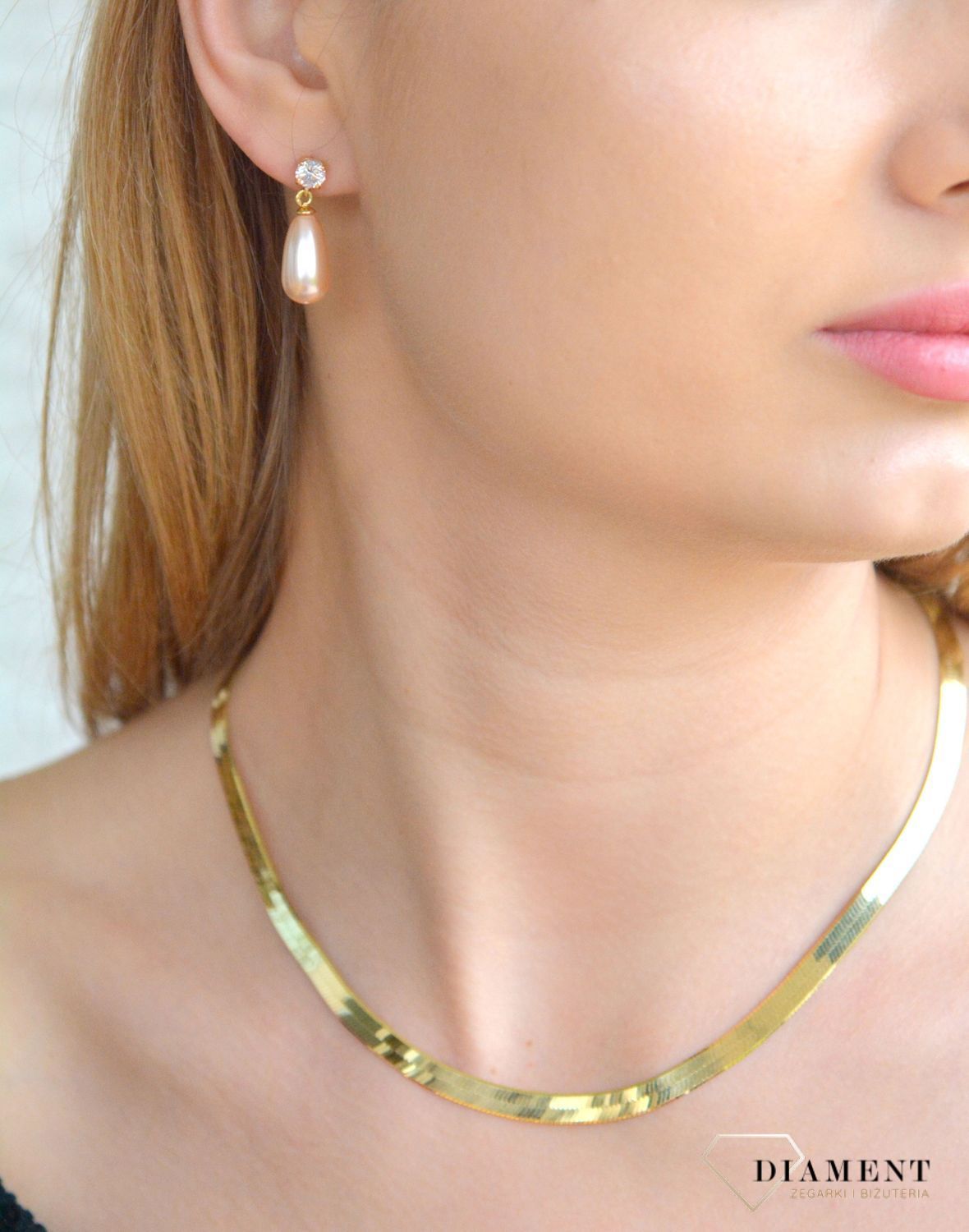 Srebrne kolczyki damskie 925 wiszące perły słodkowodne 0718148600.jpg