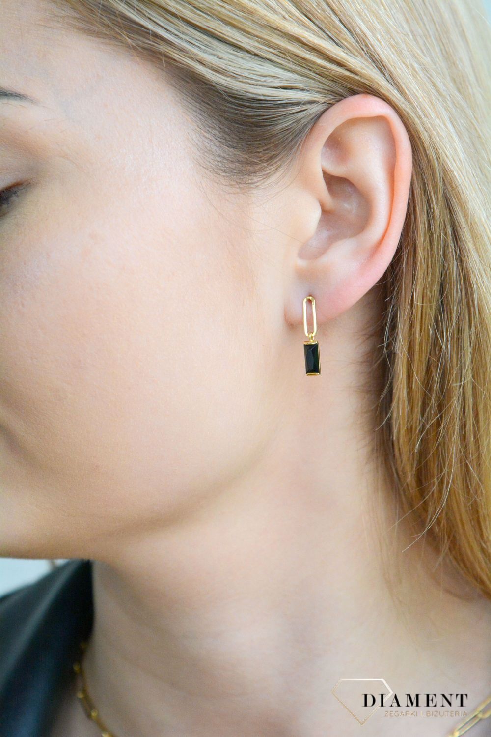 Srebrne kolczyki damskie 925 wiszące z czarnym kamieniem 0718338400. Srebrne kolczyki damskie. Kolczyki srebrne wiszące. Kolczyki srebrne z czarnym kamieniem. Kolczyki srebrne na sztyft. Kolczyki srebrne na prezent..jpg