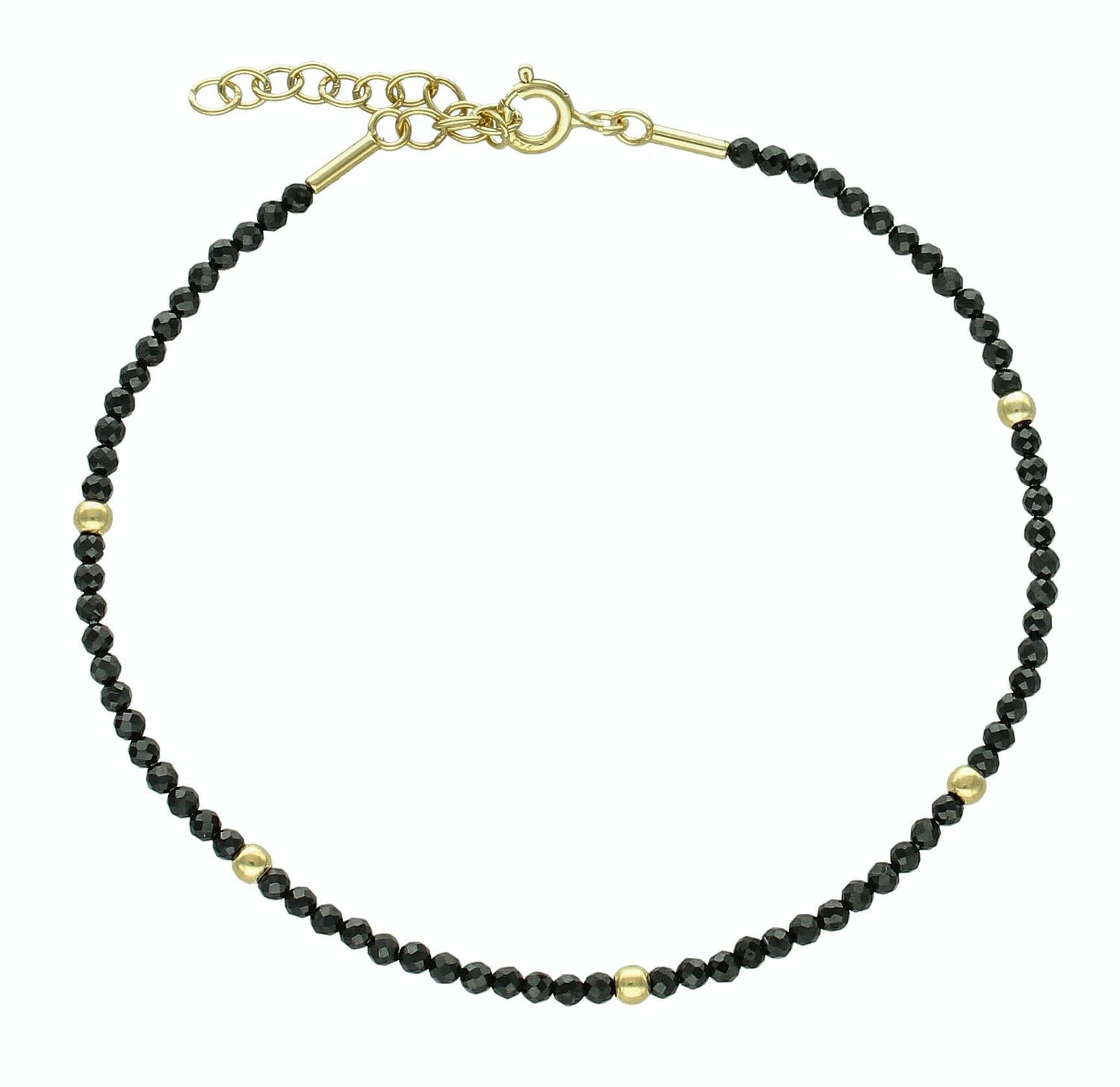 Srebrna bransoletka damska 925 z kamieniem naturalnym Spinel 0728335600.jpg