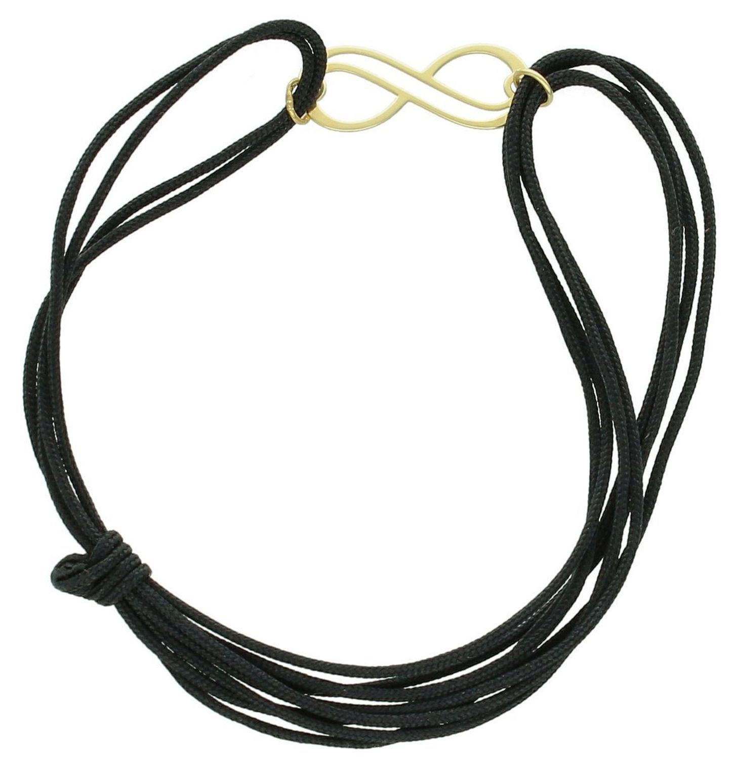 Bransoletka damska na sznureczku znak nieskończoności próba 925, 0728359300 Bransoletka damska na sznureczku z pięknym znakiem nieskończoności ♾️, wykonana z próby 925 🌟1.jpg