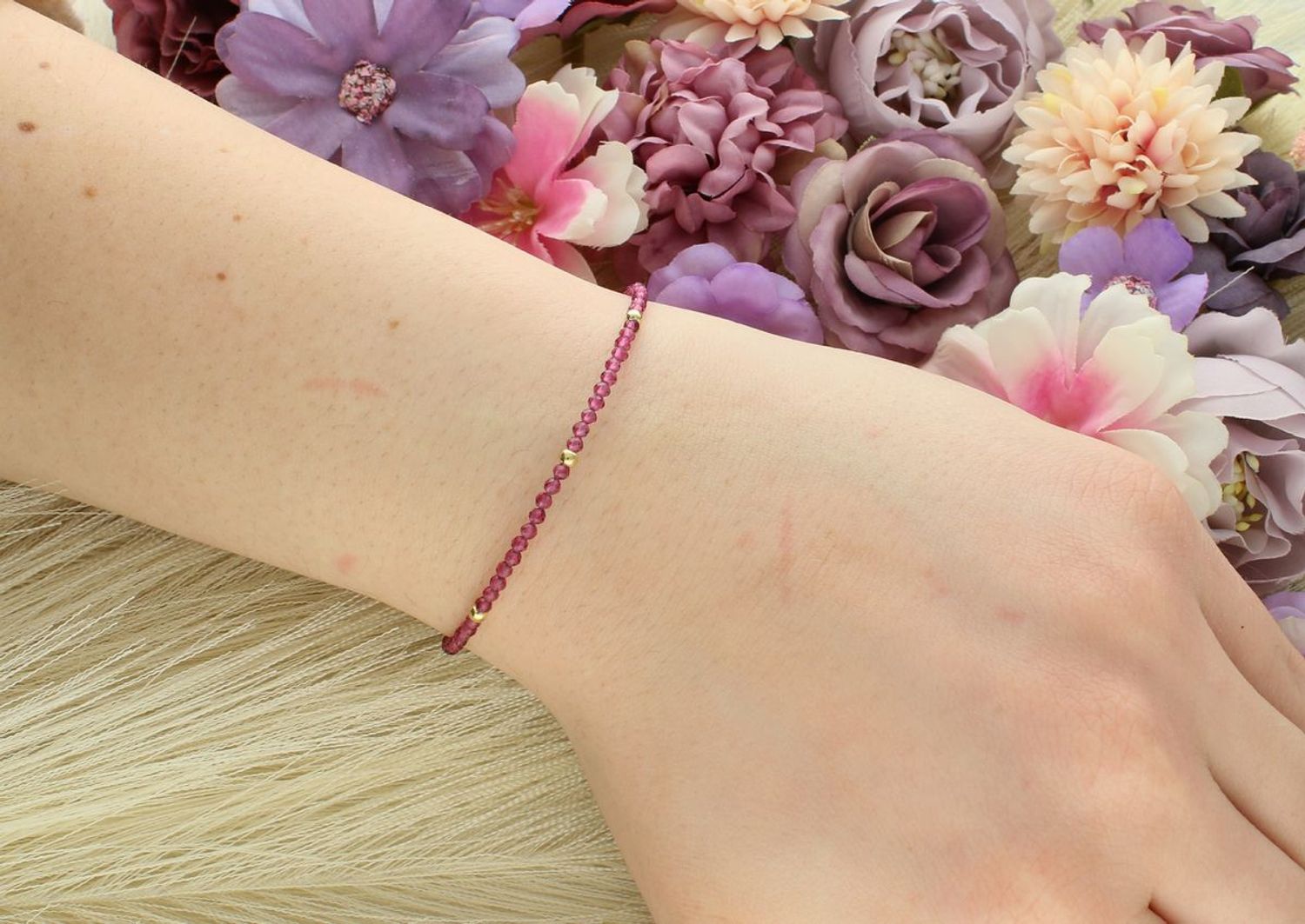 Bransoletka damska spinel srebro próba 925, 0728835600 Bransoletka damska spinel srebro próba 925 ✨, numer katalogowy 0728835600. Elegancka, pozłacana z subtelnym zapięciem pozłacanym regulowanym, 1.jpg