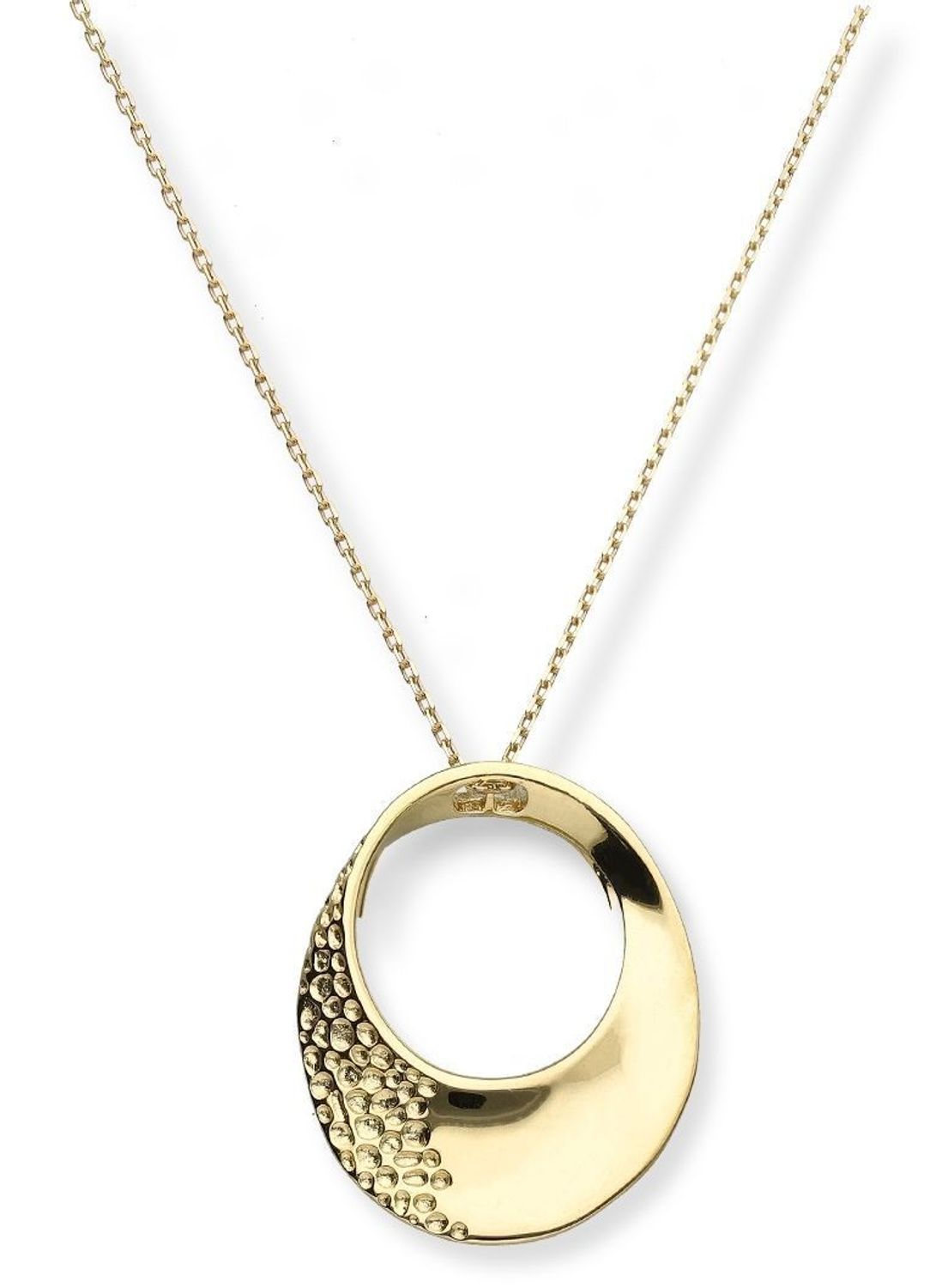 Naszyjnik srebrny pozłacany z efektowną zawieszką 0758053700. Świetny dodatek pasujący do każdej stylizacji, aby podkreślić wyjątkowość naszyjnika. Długość naszyjnika wynosi 40 cm + przedłużka 5 cm.  Wymiary zawieszki 2,8 cm .jpg