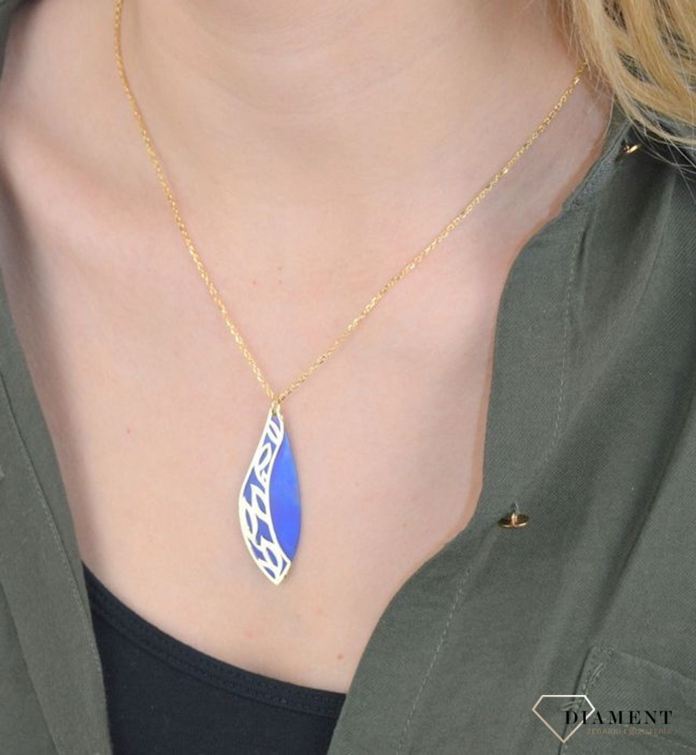 ZAWIESZKA SREBRNA POZŁACANA Z TYTANEM ARIA 0768050800.jpg