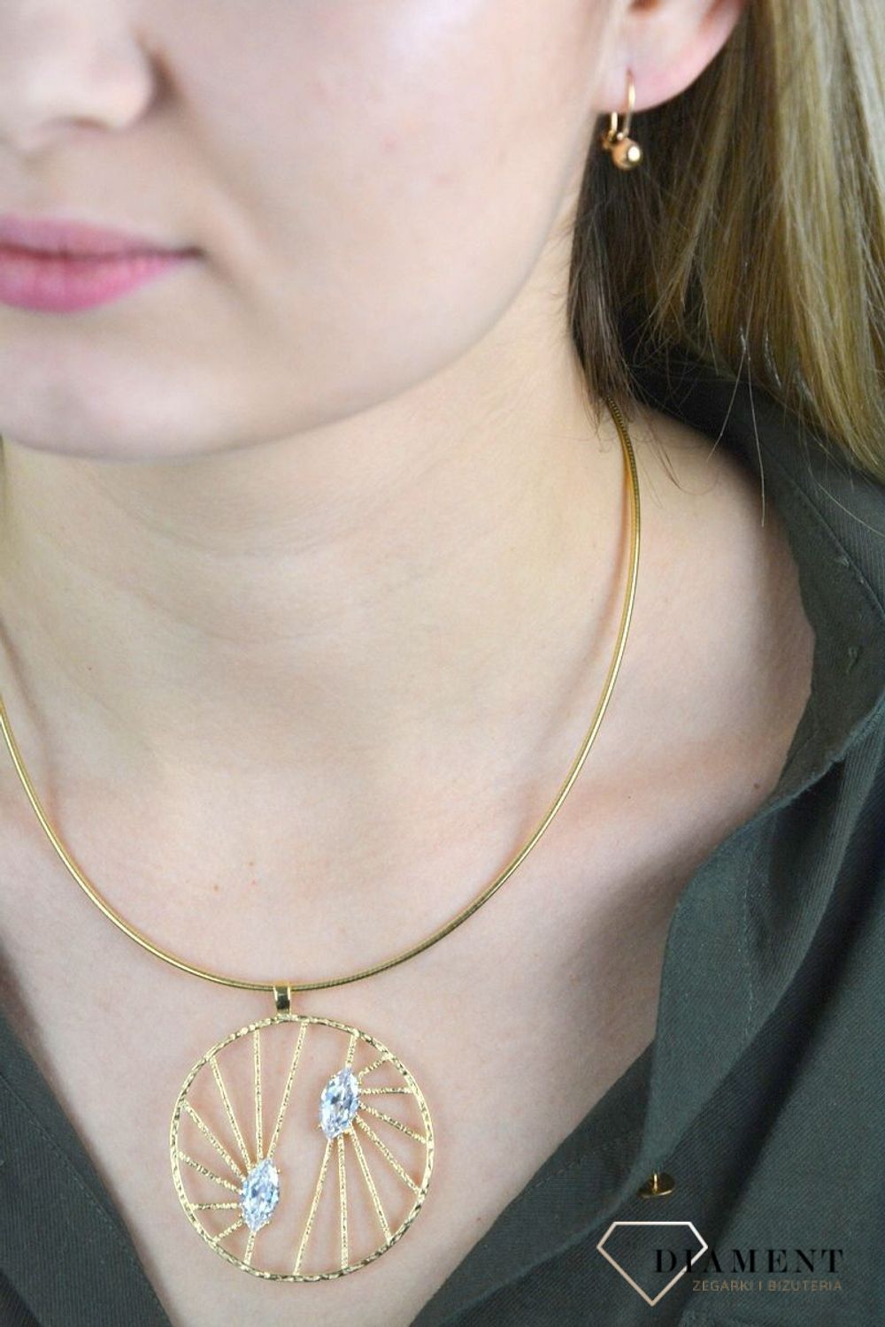 SREBRNA ZAWIESZKA POZŁACANA MARKIZA Z CYRKONIAMI 0768153300.jpg