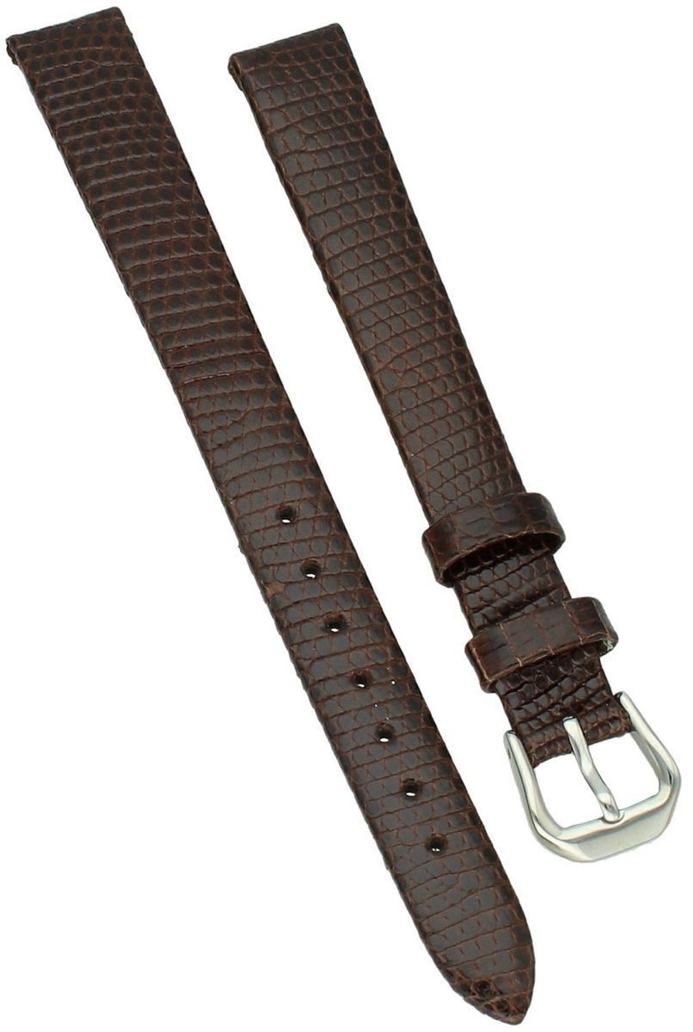 Elegancki pasek do zegarka z wysokiej jakości skóry jaszczurki, model 076L.02.12, szerokość mocowania 12 mm, długość 90115 mm, stalowa sprzączka w srebrnym kolorze. I1.jpg