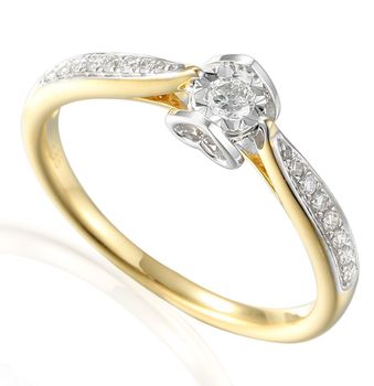 Pierścionek złoty DIAMENT 585 białe złoto, serca, diamenty 0800008944 R67073YW..jpg