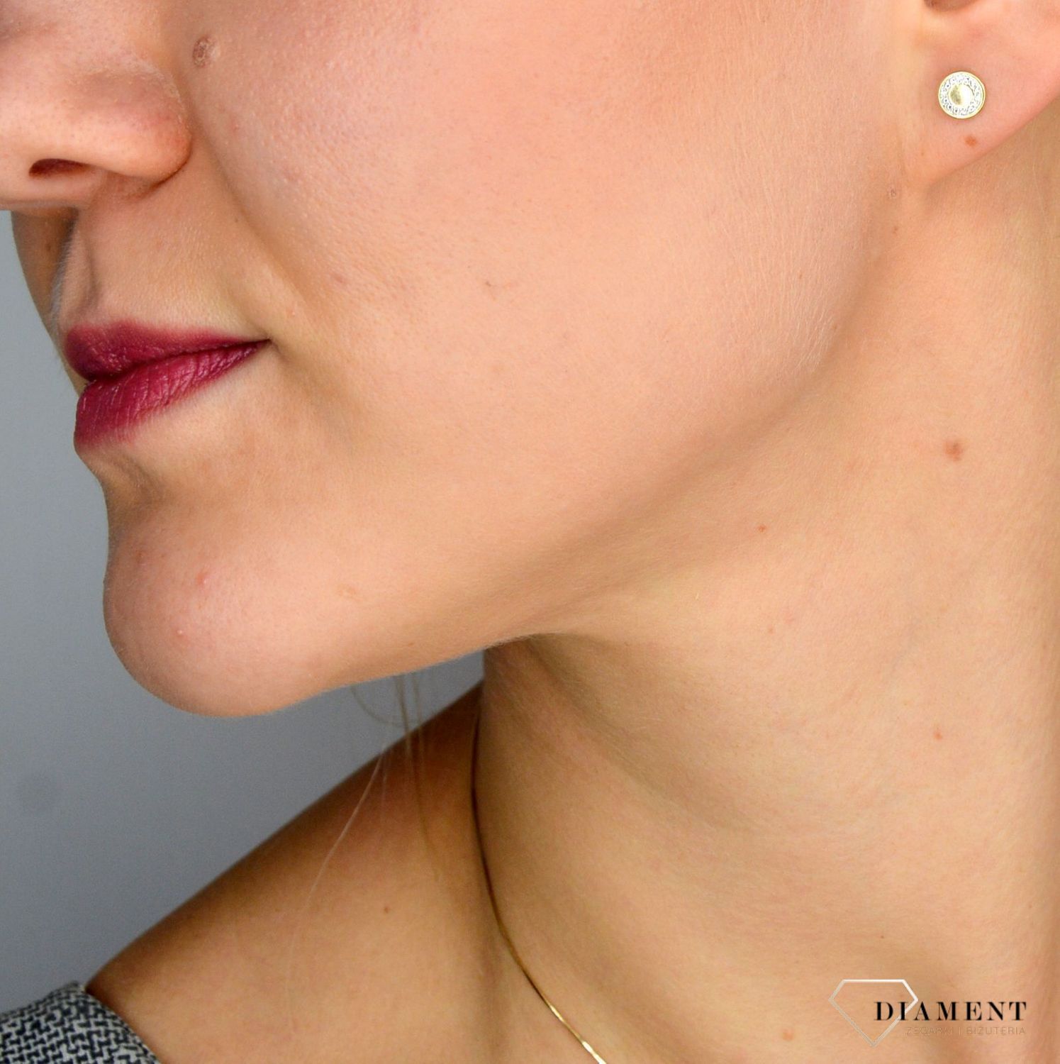 Kolczyki złote DIAMENT celebrytki, diamenty 0800017459..jpg