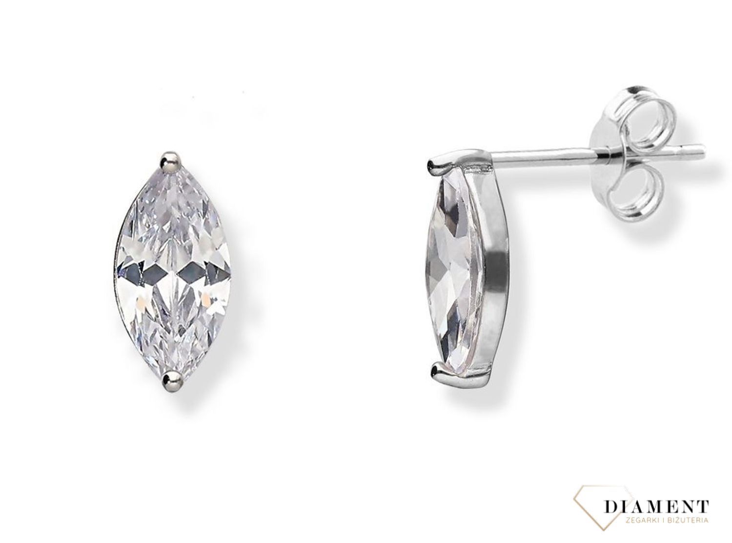 SREBRNE KOLCZYKI RODOWANE Z CYRKONIĄ SPARKLE PRZY UCHU 0817154000 (1).jpg