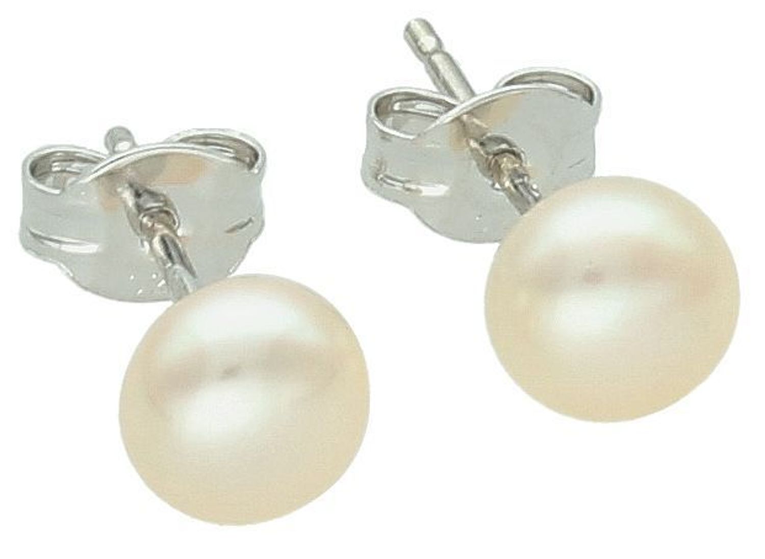Srebrne kolczyki damskie Perła hodowlana 6 mm 0817460001. Srebrne kolczyki damskie 925 wkrętki z perełką hodowlaną. Srebrne kolczyki zostały wykonane z najwyższej jakości srebra próby 925.1.jpg