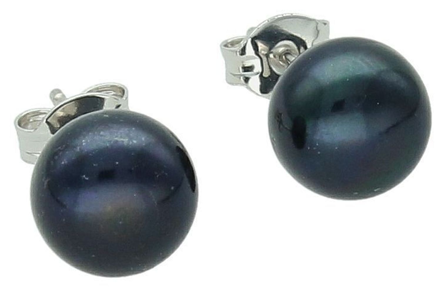 Srebrne kolczyki damskie Perła naturalna 9 mm 0817960008. Srebrne kolczyki damskie 925 wkrętki z perełką naturalną. Kolczyki wkrętki wykonane ze srebra próby 925. 1.jpg