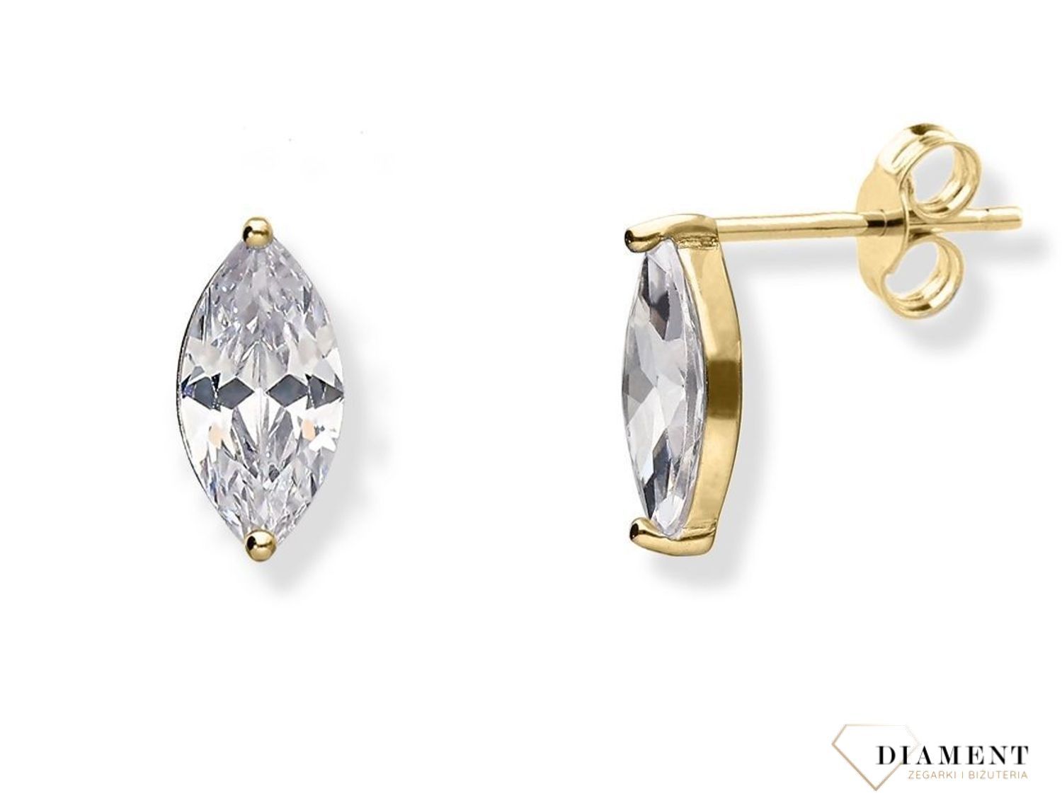 SREBRNE KOLCZYKI POZŁACANE Z CYRKONIĄ SPARKLE PRZY UCHU 0818154000 (2).jpg