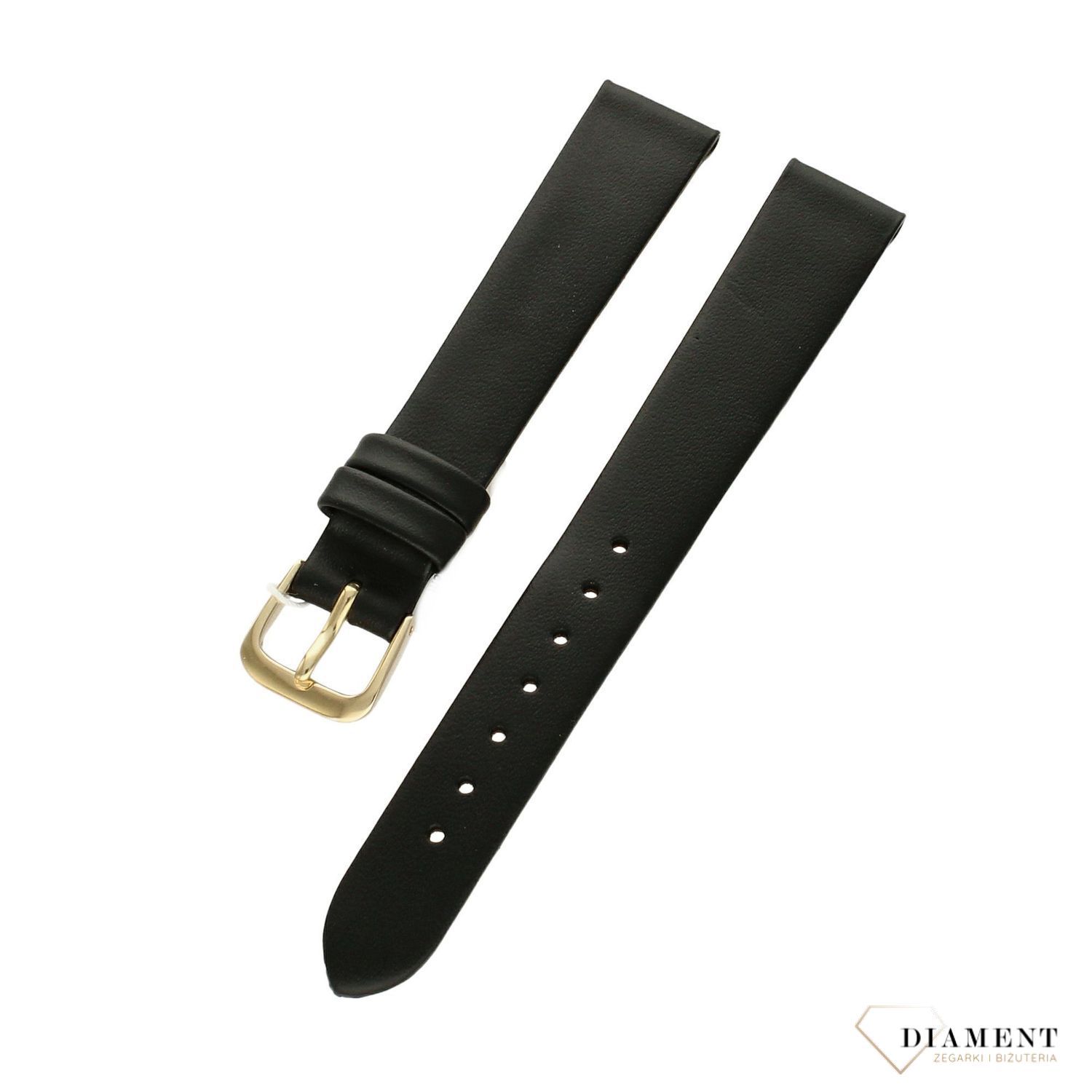 Pasek do zegarka czarny skórzany Condor 'Gładki mat' 081R.01 ⌚ Pasek do zegarka z naturalnej skóry ⌚ Pasek do zegarka (1).jpg
