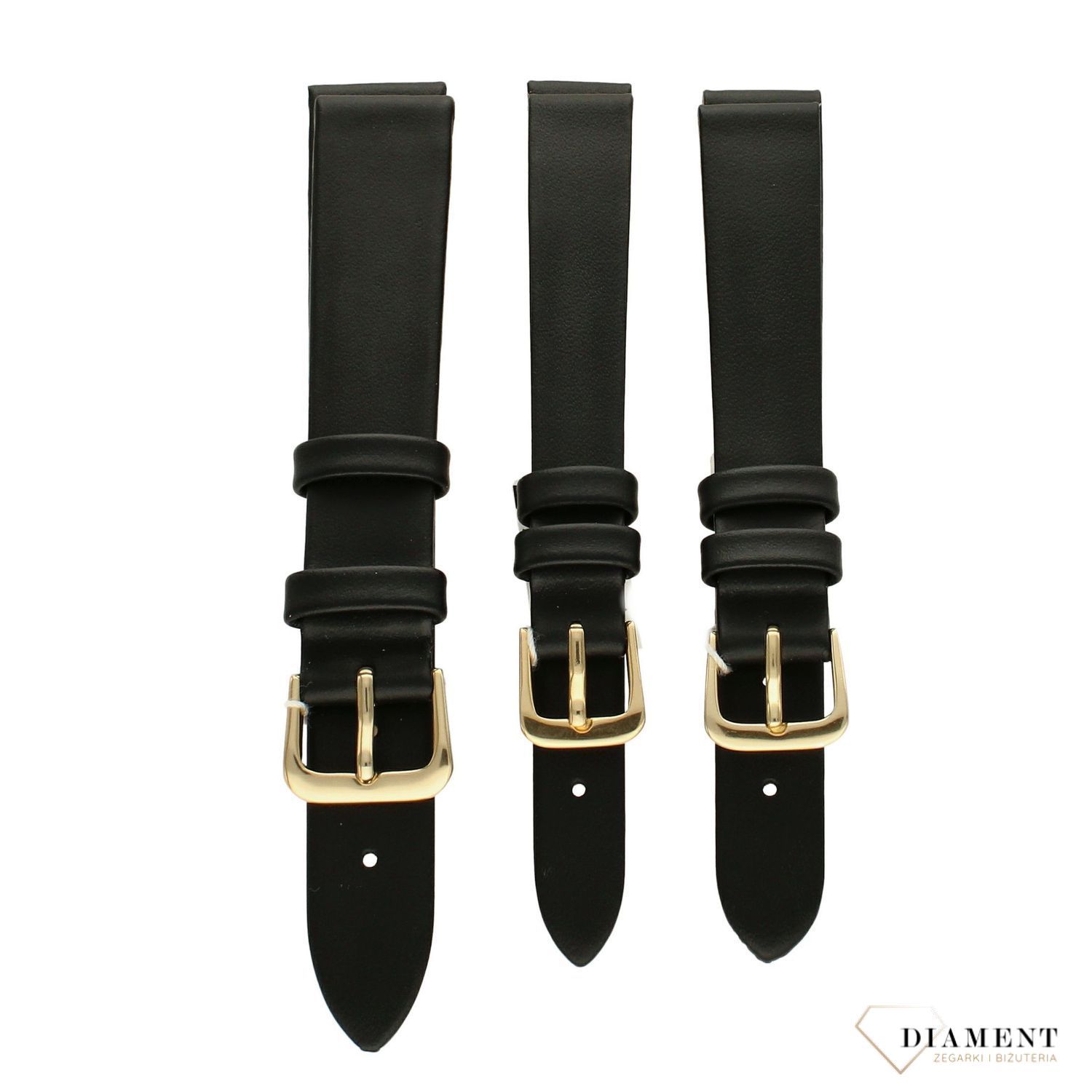 Pasek do zegarka czarny skórzany Condor 'Gładki mat' 081R.01 ⌚ Pasek do zegarka z naturalnej skóry ⌚ Pasek do zegarka (1).jpg