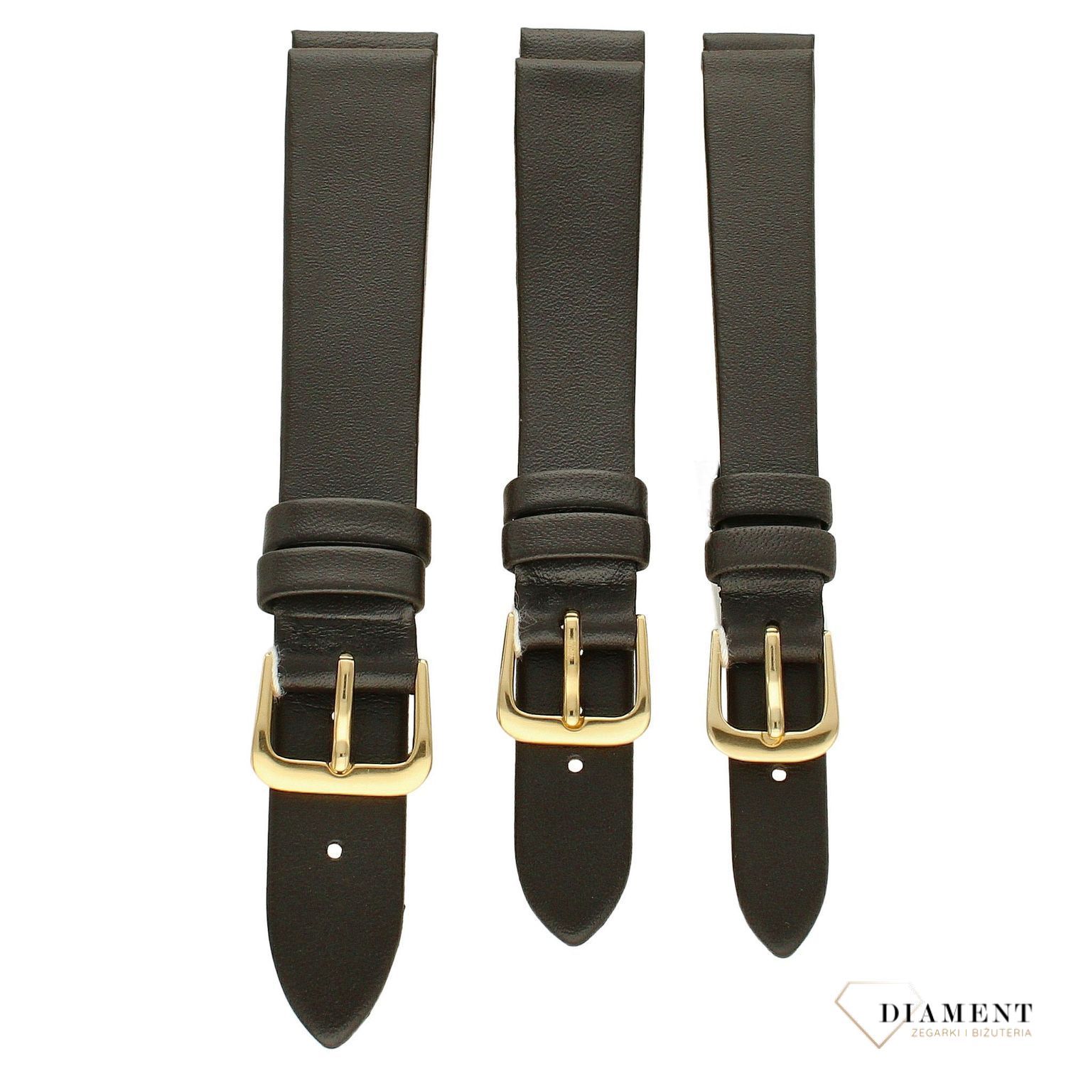 Pasek do zegarka brązowy skórzany Condor 'Gładki mat' 081R (1).jpg