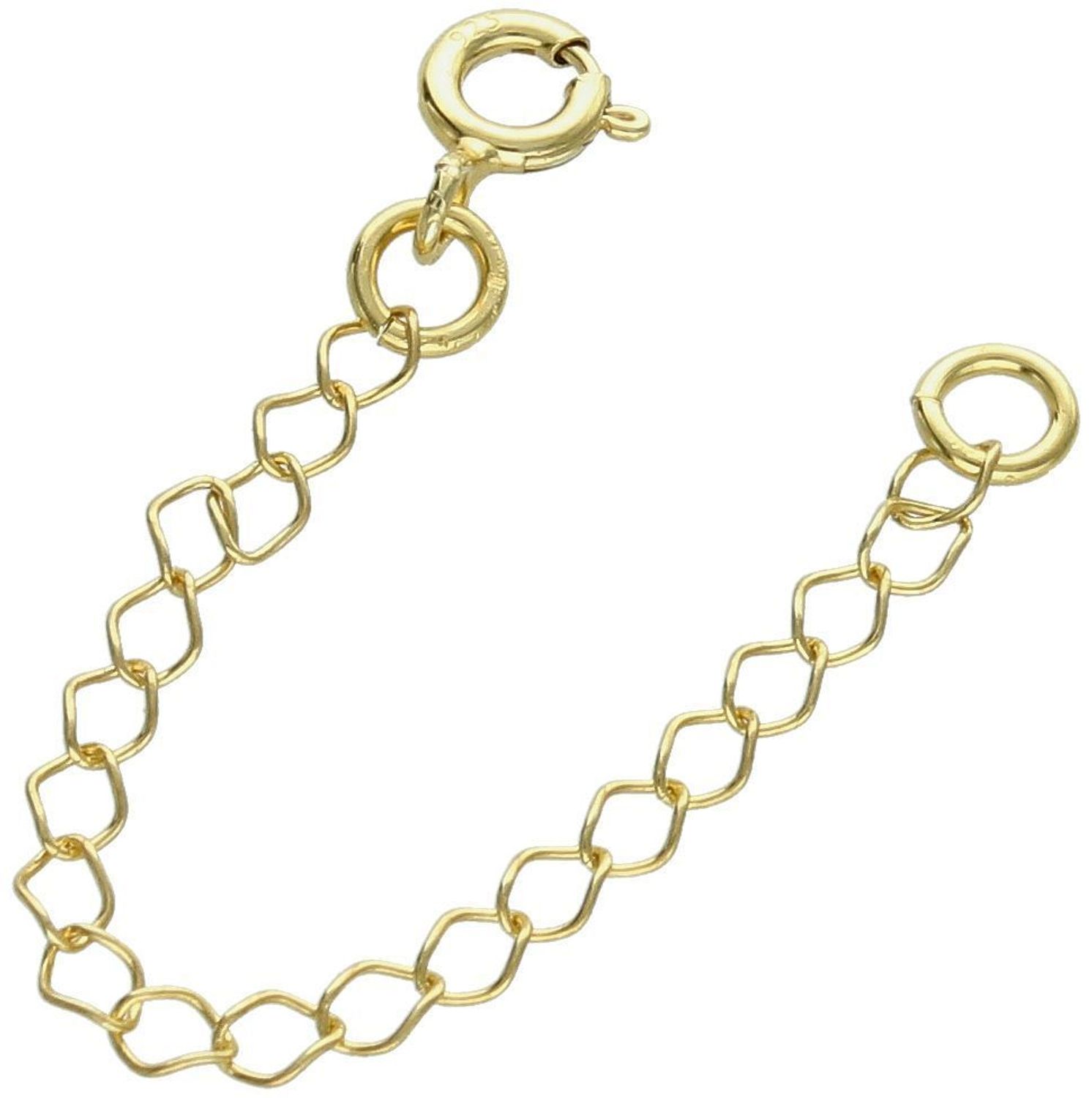 Akcesoria przedłużka pozłacana próba 925, 0891800600 to praktyczny i stylowy dodatek wykonany z wysokiej jakości srebra próby 925 1.jpg