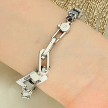 Elegancka bransoletka Precious Cubes COEUR DE LION z howlitu i hematytu. Nowoczesny design, regulowane zapięcie i designerskie etui z certyfikatem.3.jpg