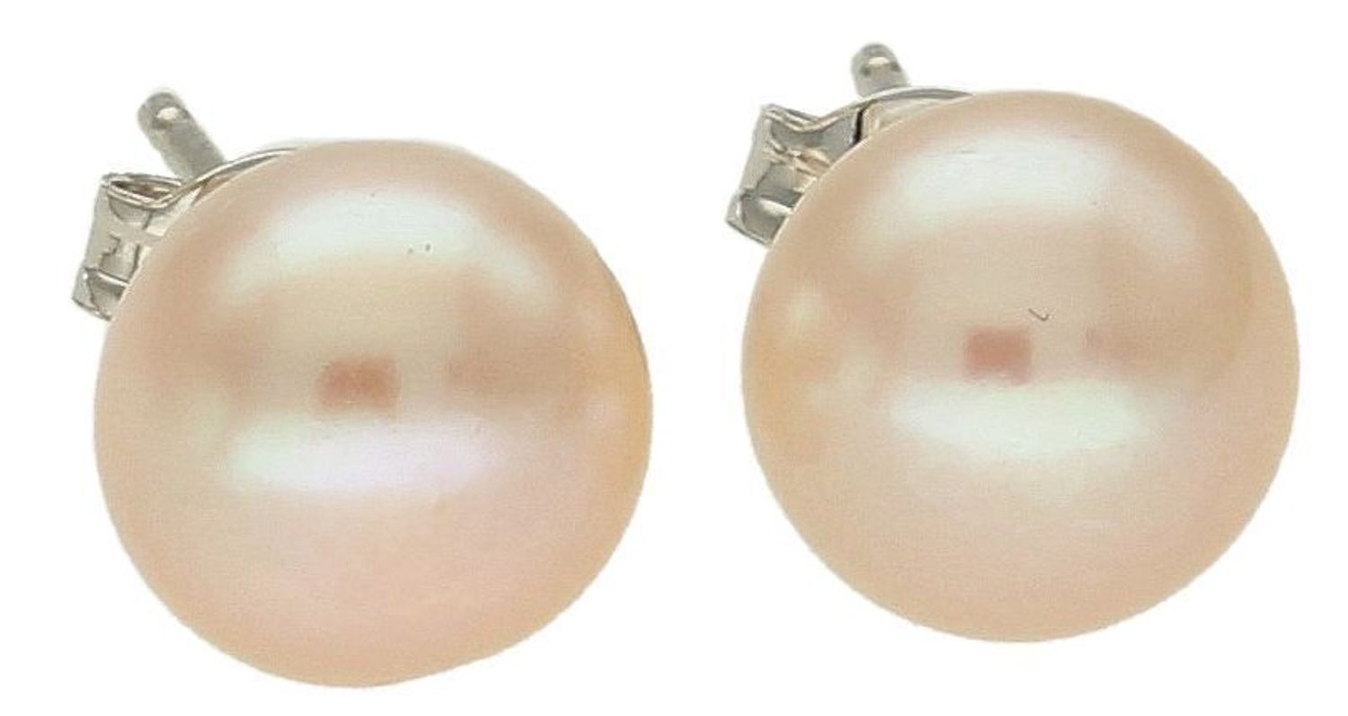 Srebrne kolczyki damskie 925 wkrętki z perłą naturalną 0917860008.jpg