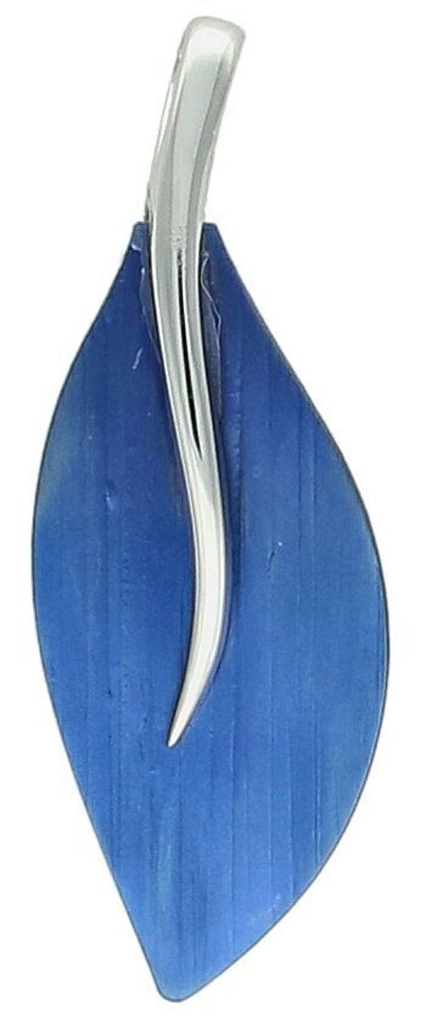 Zawieszka srebrna liść z tytanu 0967056181.jpg