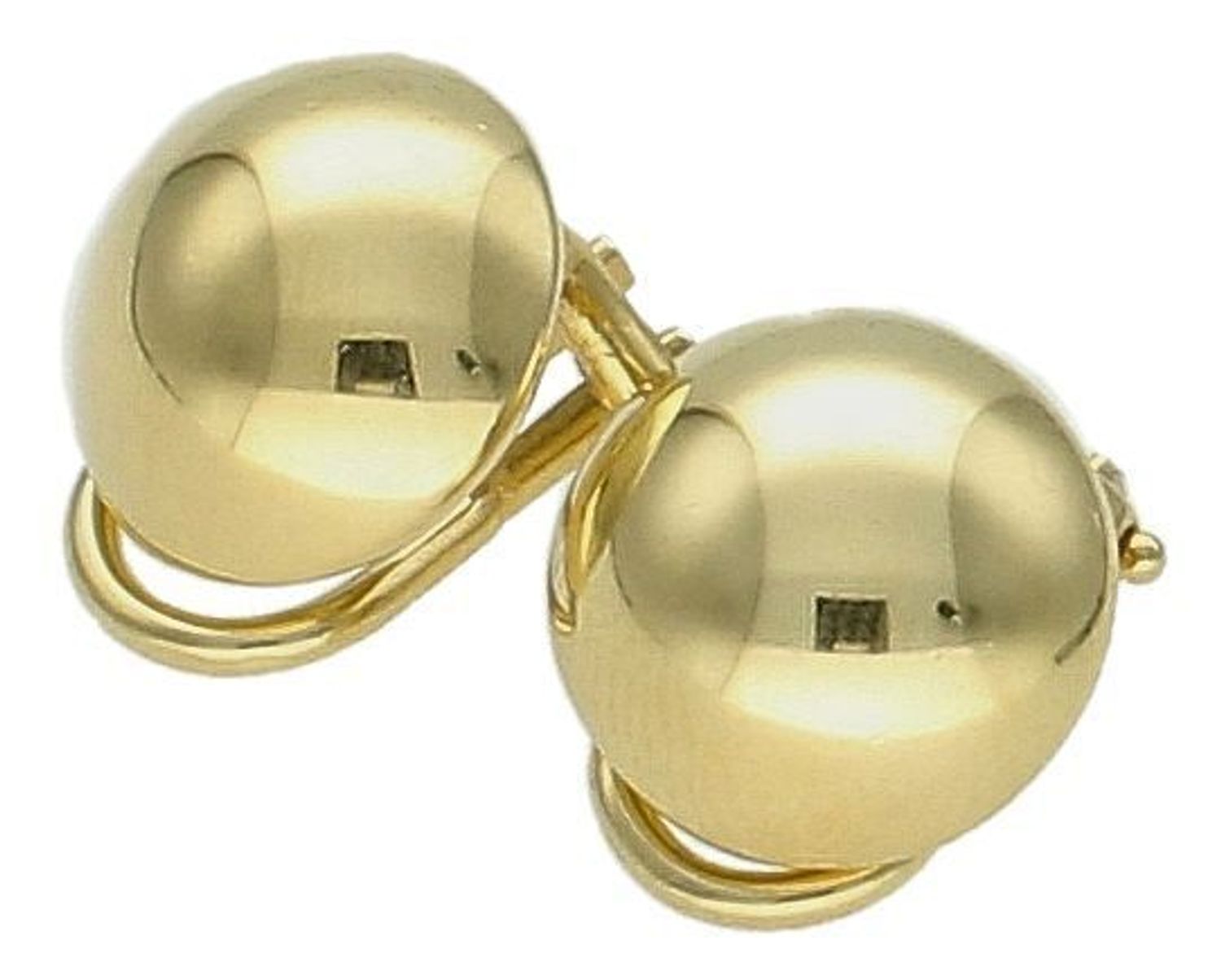 Srebrne klipsy damskie kulki pozłacane 0978077000. Srebrne klipsy pozłacane. Srebrne klipsy idealne na prezent. Srebrne klipsy kulki. Klipsy srebrne pozłacane..jpg