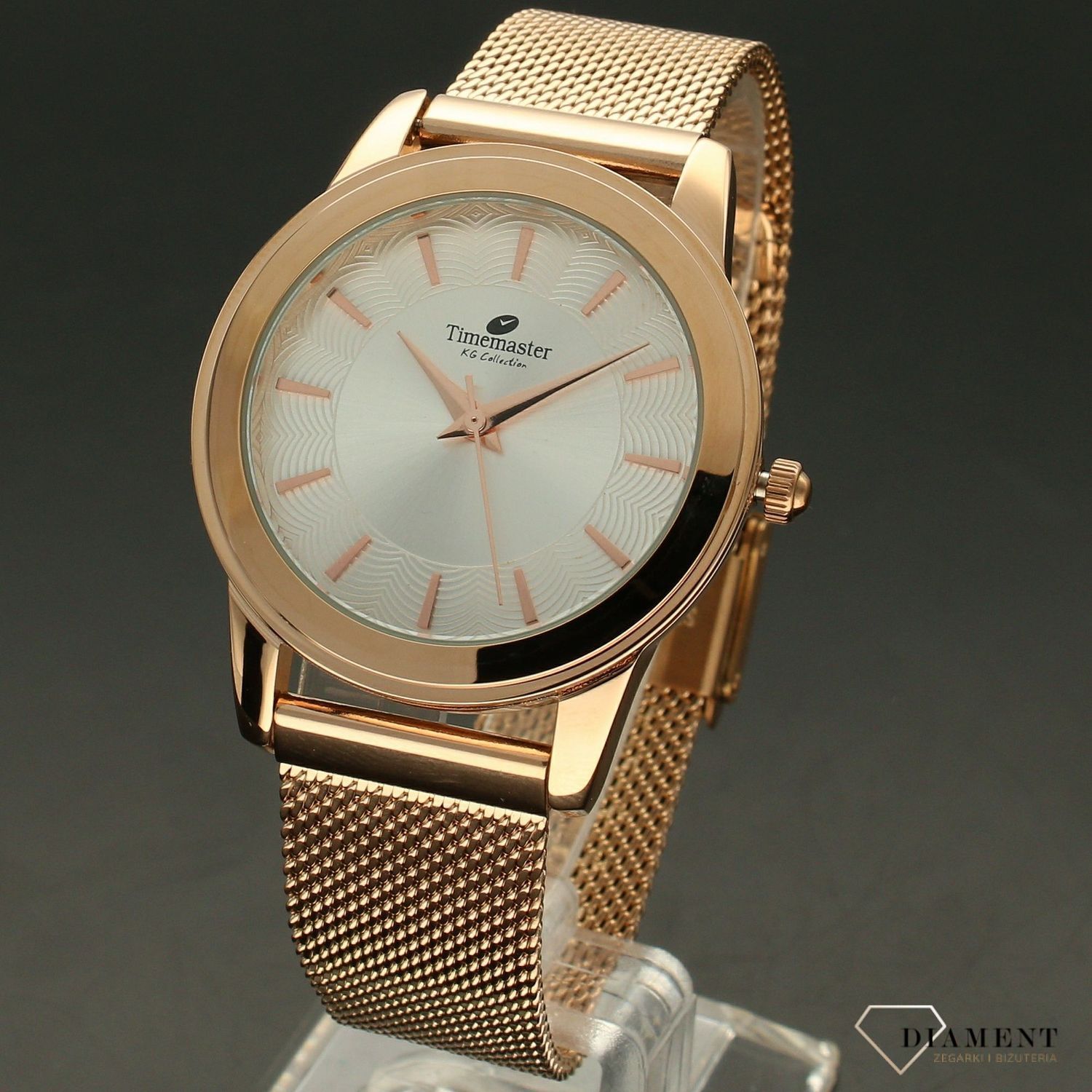 Zegarek damski na bransolecie w kolorze różowego złota Timemaster 099-32 (1).jpg