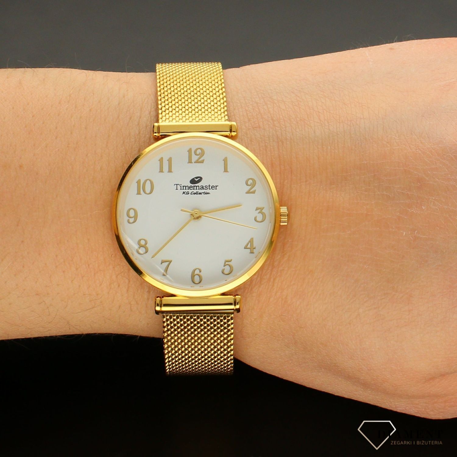 Zegarek damski TIMEMASTER 099-71 złota bransoleta. Zegarek damski na bransolecie. Zegarek damski damski z złotym kolorze. Zegarek damski elegancki. Zegarek damski na każdą okazję. Zegarek idealny na prezent..jpg