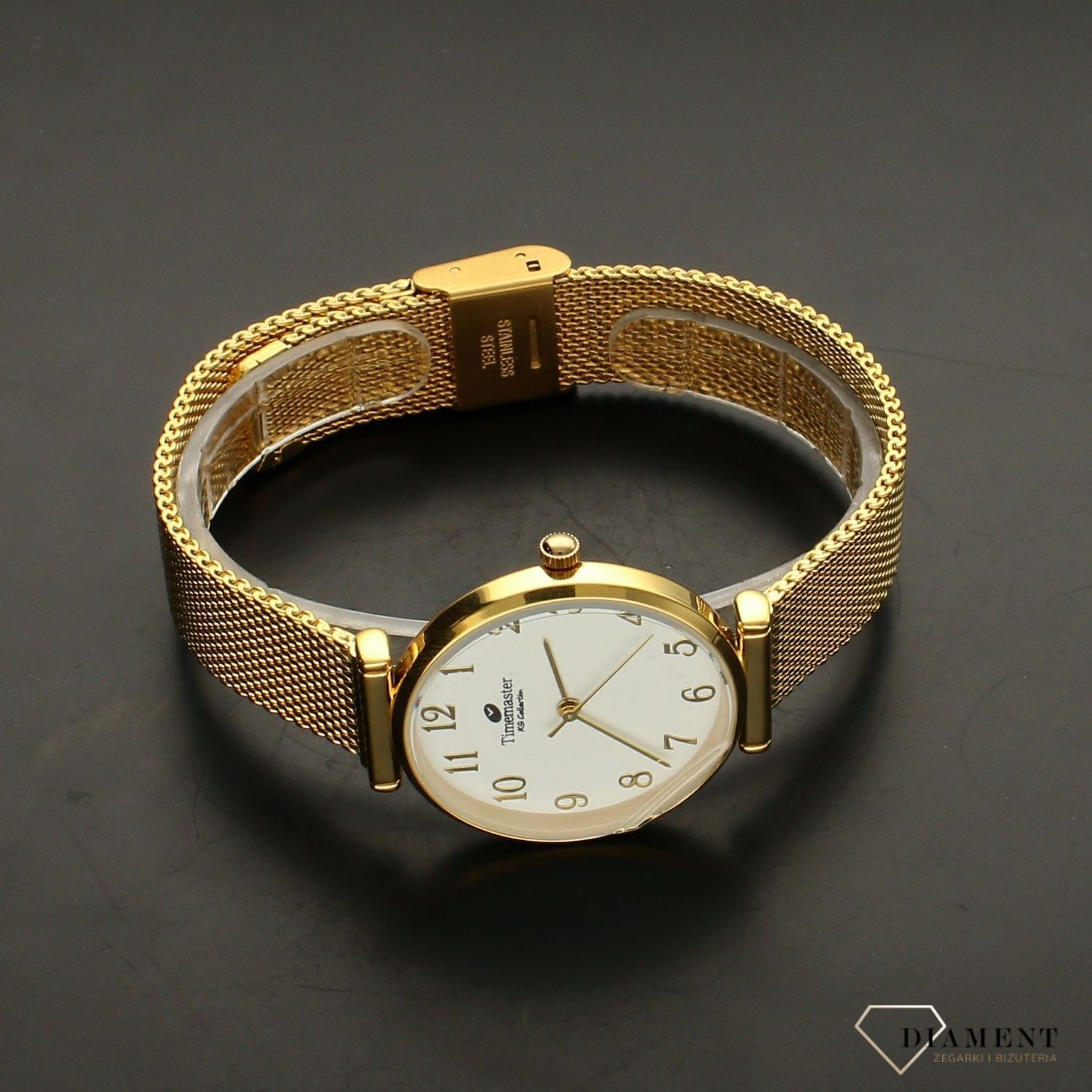 Zegarek damski TIMEMASTER 099-71 złota bransoleta. Zegarek damski na bransolecie. Zegarek damski damski z złotym kolorze. Zegarek damski elegancki. Zegarek damski na każdą okazję. Zegarek idealny na prezent..jpg