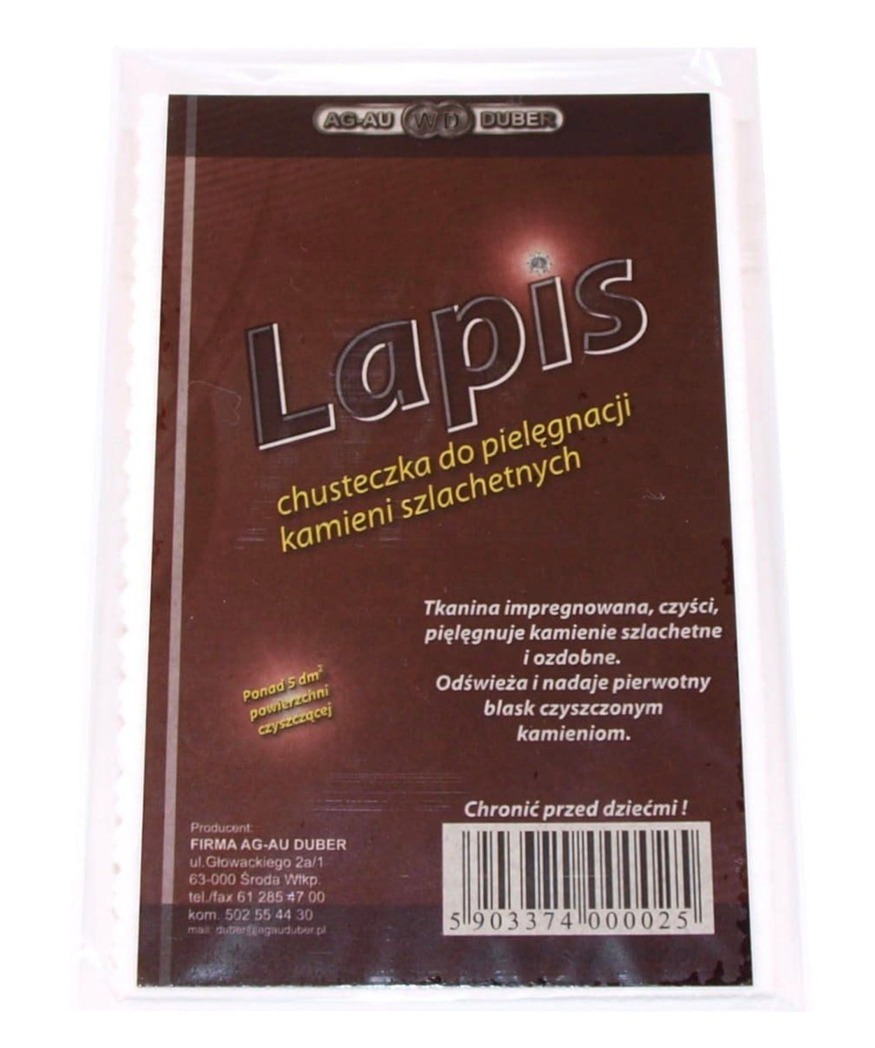 Zestaw do czyszczenia bursztynu emulsja Electrum i chusteczka Lapis, zestaw do czyszczenia srebra i bursztynu.jpg