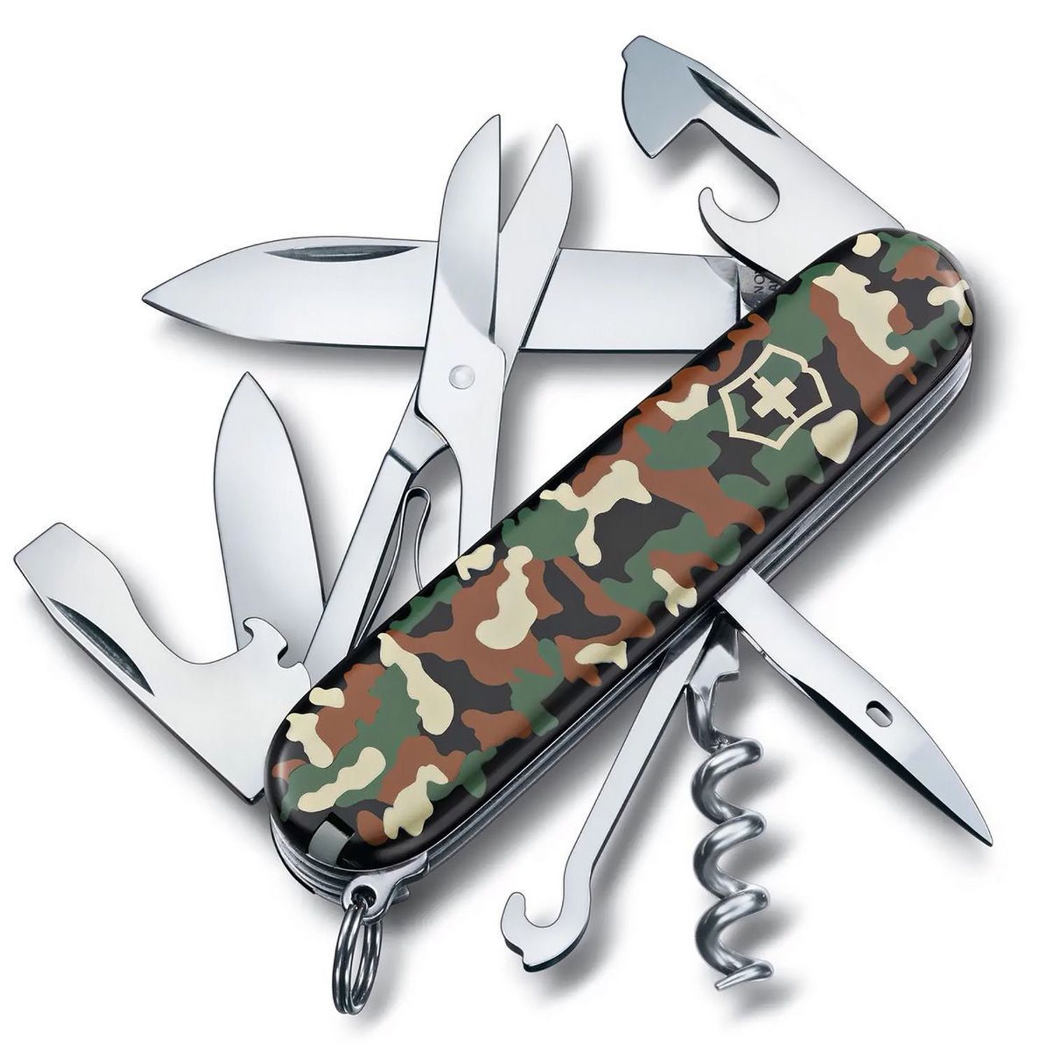 Victorinox Climber 1.3703.94 – legendarny szwajcarski scyzoryk o 14 funkcjach. Nożyczki, korkociąg, ostrza, otwieracze i wiele więcej w kompaktowej formie. Idealny na prezent!1.jpg