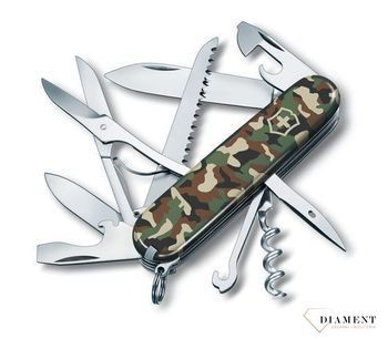 Scyzoryki Victorinox scyzoryk wielofunkcyjny Huntsman 1.3713.94. Scyzoryk szwajcarski. Wielozadaniowy codzienny dodatek do plecaka lub kieszeni. Scyzoryki w Sklepie z Biżuterią zegarki-diament.pl. Idealny prezent..jpg