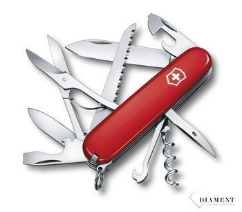 Scyzoryki Victorinox scyzoryk wielofunkcyjny Huntsman 1.3713. Szwajcarski scyzoryk. Wielozadaniowy codzienny dodatek do plecaka lub kieszeni. Scyzoryki w Sklepie z Biżuterią zegarki-diament.pl. Idealny prezent. Dar.jpg