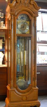 Zegar stojący wahadłowy marki Adler 10017D ✓ Zegar mechaniczny stojący Adler ✓  Zegary mechaniczne stojące ✓  Zegary drewniane podłogowe. Duże zegary drewniane do salonu.  (6).JPG