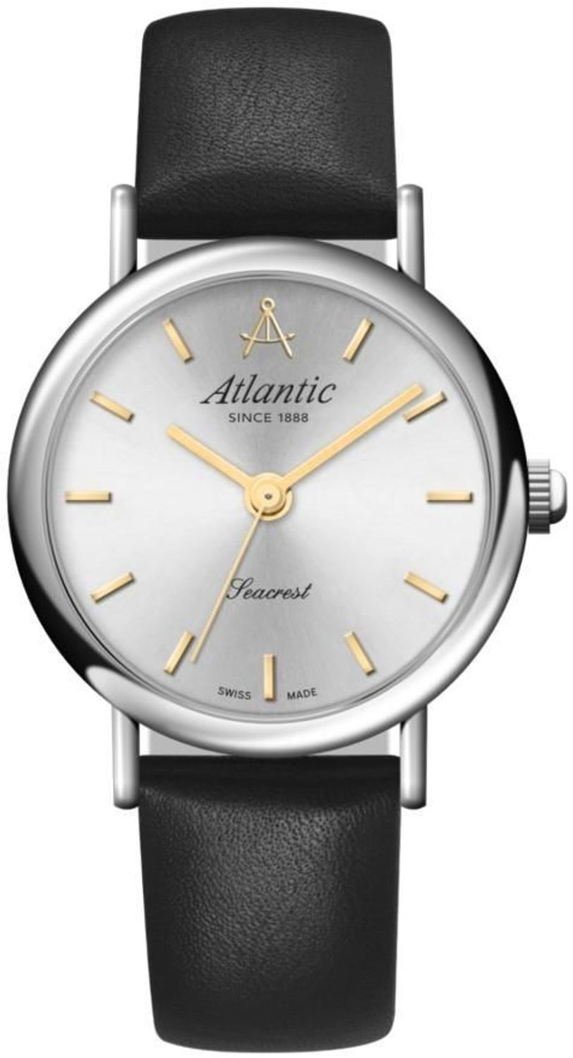 Zegarek Atlantic Seacrest Lady XS 10240.41.21G zegarek damski srebrny na skórzanym pasku.jpg