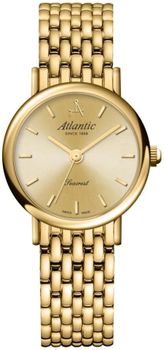 Zegarek Atlantic Seacrest Lady XS 10245.45.31 – Szwajcarski zegarek damski Swiss Made na złotej bransolecie.jpg