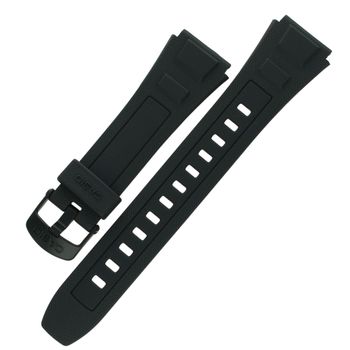 Oryginalny pasek Casio wykonany z kauczuku w kolorze czarnym matowym. Dedykowany do modeli WV-59, WV-59A-1AV, WV-59E-1AV. Czarna klamerka z tworzywa sztucznego. Idealny do wymiany i przywrócenia 1.jpg