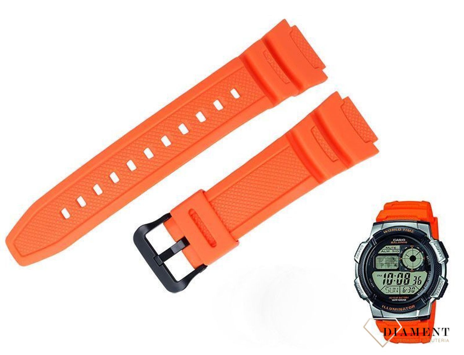 Oryginalny Pasek CASIO 10515873 do zegarka AE-1000W-4BV.jpg