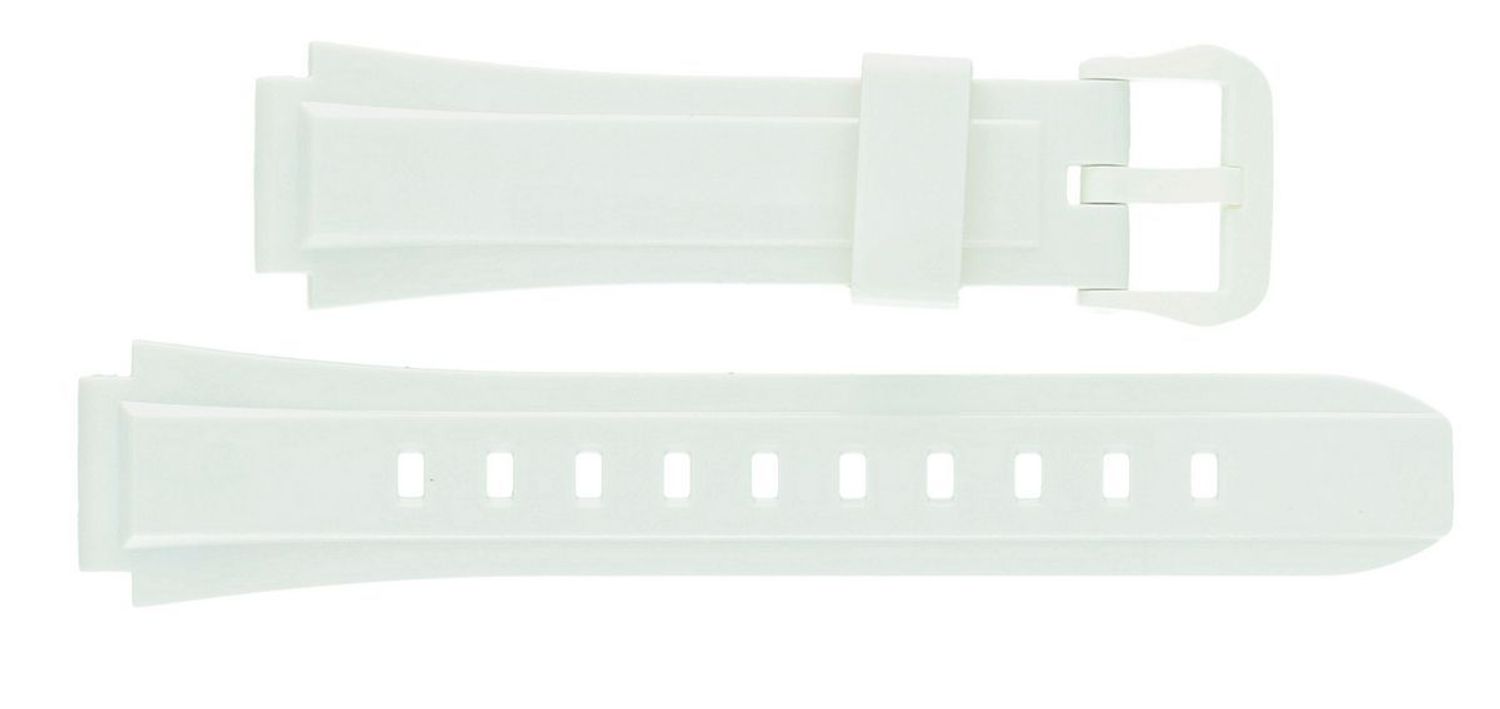 Pasek CASIO biały gumowy 10622680 Oryginalny pasek Casio LWA-300H-7EV 10622680 1.jpg