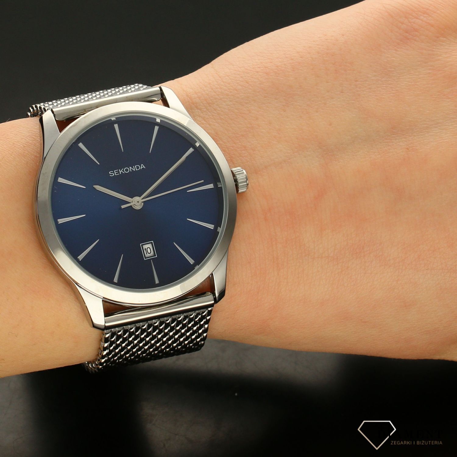 Zegarek męski na bransolecie z męską tarczą Sekonda 1065.jpg