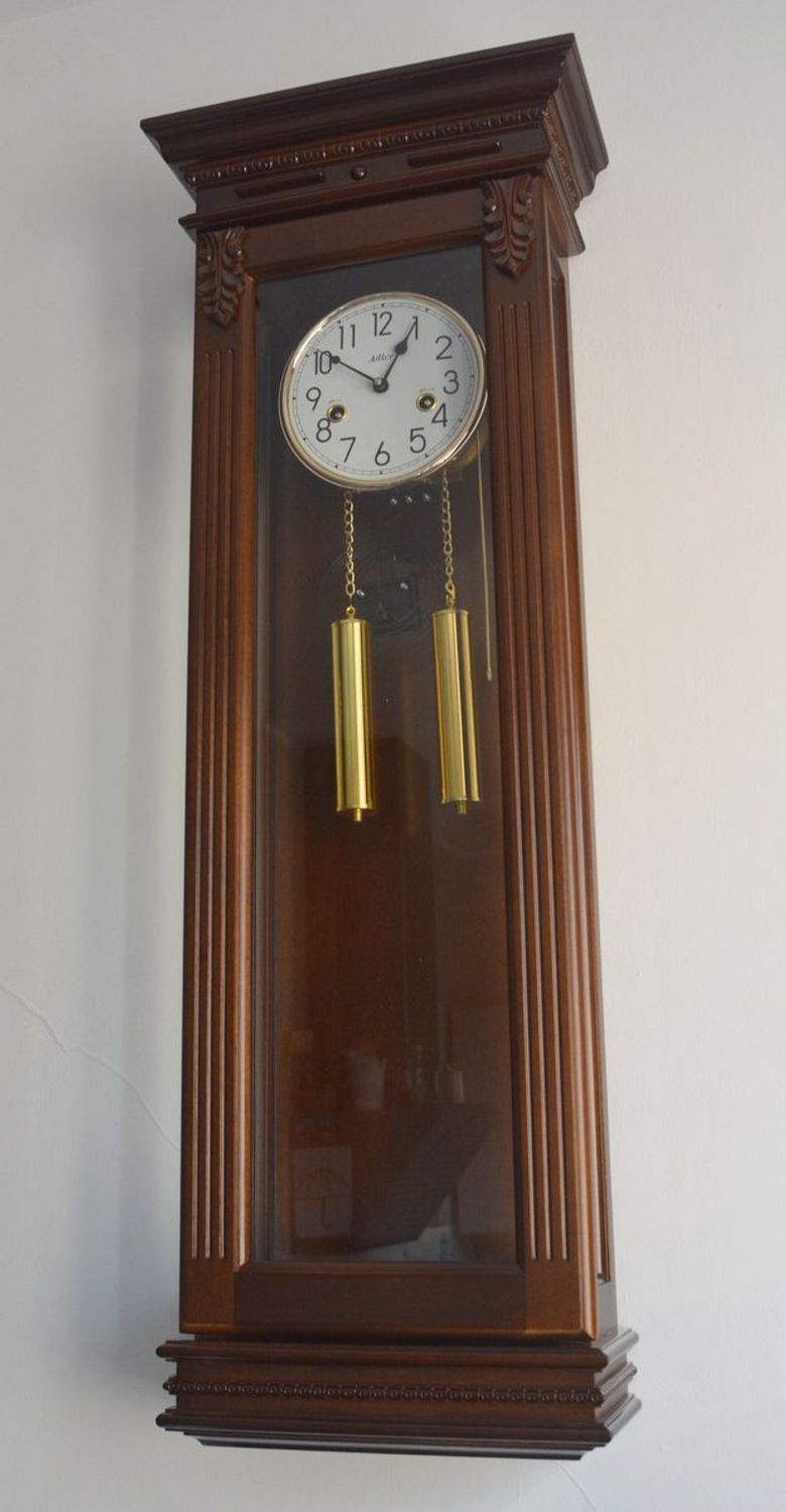 Zegar wiszący mechaniczny Adler 11000W – elegancki zegar z kurantem 31-dniowym (4).JPG